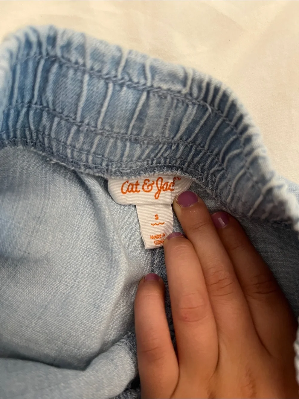 Cat & Jack Light Blue Drawstring Athletic Shorts